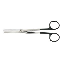 Med Vet International&nbsp;Miltex Mayo Scissors, Supercut, Straight, One Serrated Blade, German, 6.75in, 5-Sc-124