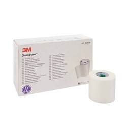 Med Vet International 3M Durapore Medical Tape, White, 2 inch X 10 Yard, Silk-Like Cloth, Nonsterile, 1538-2, 60/Case