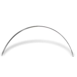 Med Vet International Miltex Suture Needle, Size 16 With 3/8 Circle Cutting Edge, 12/Pack
