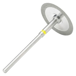 Med Vet International Miltex Friction Grip Diamond Bur, Disc, Diamond, Single Side, Diamond Coat, Xflex, 22mm, German, Each, 914/220