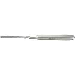 Med Vet International&nbsp;Miltex Adson Periosteal Elevator, 6.5in, Straight, Semi-Sharp Edge, 7.5mm Wide, German, 26-1436