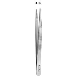 Med Vet International&nbsp;Miltex Meisterhand Bonney Tissue Forceps, 6.75in, 1 X 2 Teeth, Serrated Tips, German, Mh6-148