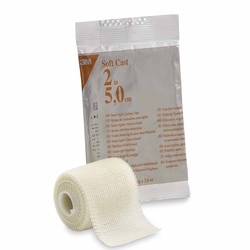 Med Vet International&nbsp;Cast Tape 3M Scotchcast Soft Cast 2 inch X 12 Foot Fiberglass White, 82102, 10/Case