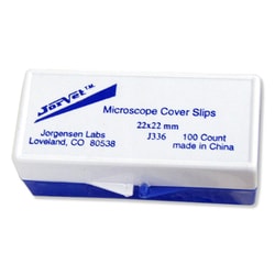 Med Vet International&nbsp;Glass Cover Slips, 100/Box