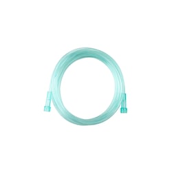 Med Vet International Dynarex Oxygen Supply Tubing, 14' (4.3 M) Crush Resistant, Universal Connector, 50/Case