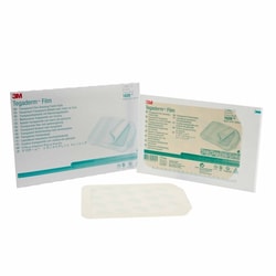 Med Vet International&nbsp;Transparent Film Dressing 3M Tegaderm 6 X 8 inch Frame Style DelIVery Rectangle Sterile, 1628, 10/Box