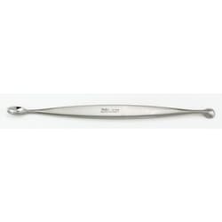Med Vet International Miltex Volkman Bone Curette, 6-1/2in, Double-Ended, Oval And Round Cup, 27-926
