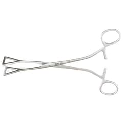 Med Vet International&nbsp;Miltex Collin Forceps, 7.75in, With 1-1/8in Wide Jaws, German, 16-54