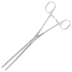 Med Vet International&nbsp;Miltex Doyen intestinal Hemostatic Forceps, 9in., Straight, Longitudinal Serrations