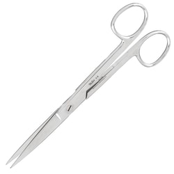 Med Vet International Miltex Operating Scissors, 6.5in., Straight With