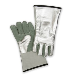 MSC&nbsp;Chicago Protective Apparel Welding Glove, Aluminized Back, 14 in, Wing Thumb