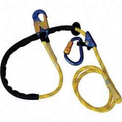 MSC&nbsp;DBI-SALA Positioning & Restraint Lanyard, Single Leg, 96 inch, Braided Nylon
