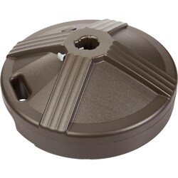 MSC&nbsp;US Weight Umbrella Base, 50 lb, HDPE, Bronze