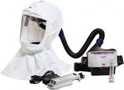 MSC&nbsp;3M Powered Air-Purifying Respirator Kit, Headcover, HEPA Filter, Polypropylene