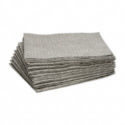 MSC&nbsp;Brady Sorbent Pad, Universal, Polypropylene, 15 x 19 in, 20.5 gal