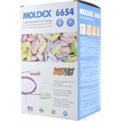 MSC&nbsp;Moldex Earplugs, corded, 33 dB NRR, foam, tapered