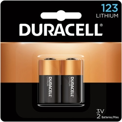 MSC&nbsp;Duracell Photo Battery, 123A, Lithium-ion, 3V