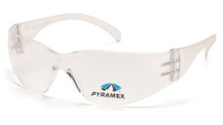 MSC&nbsp;PYRAMEX Safety Glasses, Polycarbonate, Clear Lens, Frameless, ANSI Z87.1
