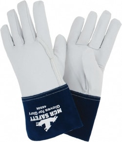 MSC&nbsp;MCR Safety Welding Gloves, Large, Goatskin Leather, Kevlar Lined