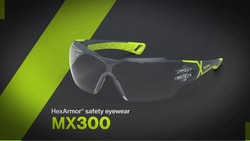 MSC&nbsp;HexArmor Safety Glasses, Anti-Fog, Scratch-Resistant, Polycarbonate, ANSI Z87.1.2020