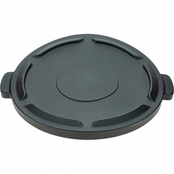 MSC&nbsp;O-Cedar Trash Can Lid, Round, 44 gal, Black