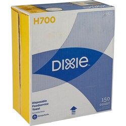 MSC&nbsp;Dixie Foodservice Towels, Hydroentangled, Red Stripe, 23.6 in x 14 in
