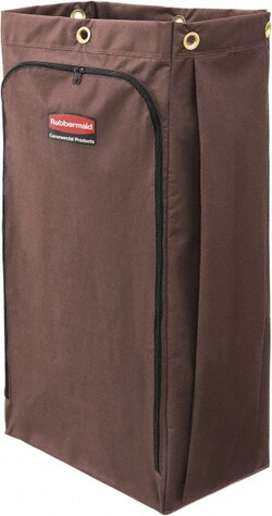MSC&nbsp;Rubbermaid Janitor Cart Bag, Canvas, 30 gal, Brown