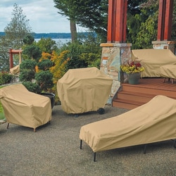 MSC&nbsp;Classic Accessories Patio Chair Cover, High Back, Water-Resistant, Polyester