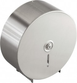 MSC&nbsp;Bobrick Toilet Tissue Dispenser, Jumbo Single Roll, Stainless Steel
