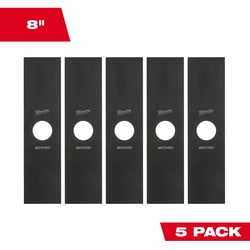 MSC&nbsp;Milwaukee Tool Edger Blade, 8 in, 5 PK, Carbon Steel