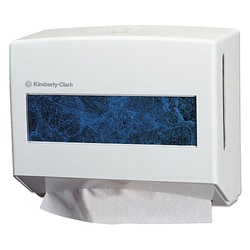 MSC&nbsp;Kimberly-Clark Professional Folded Towel Dispenser, Compact, Wall Mount, Pearl White