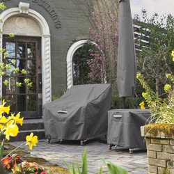 MSC&nbsp;Classic Accessories Stackable Patio Chair Cover, 25.5 inch, Water-Resistant, Gardelle One