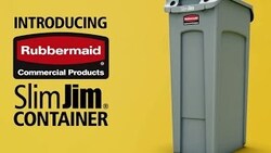 MSC&nbsp;Rubbermaid Recycling Lid Insert, Hinged, Paper Slot, Polypropylene, Brown