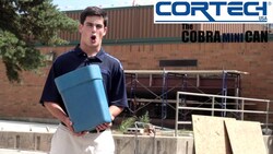 MSC&nbsp;Cortech USA Trash Can, Rotationally Molded Polyethylene, 10 Quart, Flame Retardant