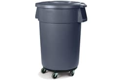 MSC&nbsp;Carlisle Flat Waste Lid, 10 Gallon, White, Durable plastic