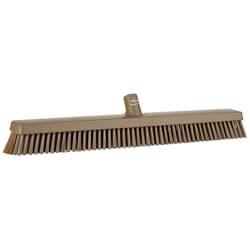MSC&nbsp;Vikan Heavy-Duty Push Broom, 24.4 inch, Soft/stiff, Gray