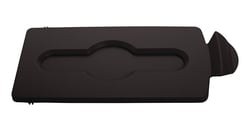 MSC&nbsp;Rubbermaid Commercial Products Slim Jim Recycling Station Lid Insert, Closed, Brown, Resin