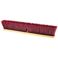 MSC&nbsp;Stardust Spill Products Push Broom, 10 in, Polyester Bristle, Threaded Connection