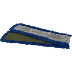 MSC&nbsp;PRO-SOURCE Dust Mop Pad, Microfiber, 72 in Length, Fringed Head