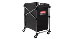 MSC&nbsp;Rubbermaid Collapsible X Cart Replacement Bag, Vinyl, 4 Bushels, Black