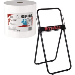 MSC&nbsp;WypAll Wipers, Quarter-fold, 13 in Sheet Length, White