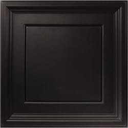 MSC&nbsp;Genesis Ceiling Tile, PVC, 2 ft x 2 ft, Black