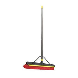 MSC&nbsp;Quickie Pushbroom, 24 in, 2-in-1 Squeegee, Heavy Duty