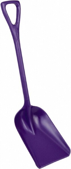 MSC&nbsp;Vikan One-Piece Shovel, Polypropylene, D-Grip Handle, 10.2 in Blade