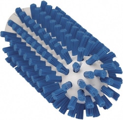 MSC&nbsp;Vikan Pipe Cleaning Brush, Stiff, Blue, Polyester, 2 in Diameter