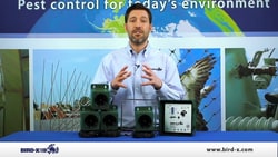 MSC&nbsp;Bird-X Bird Repeller, 4-Speaker, 4 Acre, Sonic, Ultrasonic