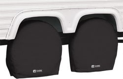 MSC&nbsp;Classic Accessories RV Protective Cover, Polyvinyl Chloride, 19-22 in Dia x 6-3/4 in Wide, Black