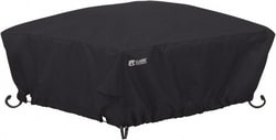 MSC&nbsp;Classic Accessories Fire Pit Protective Cover, Polyester, 36 x 36 x 12 in, Black