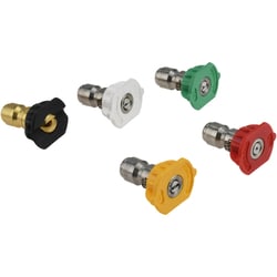 MSC&nbsp;Value Collection Fixed Sewer Pressure Washer Nozzle, 4,200 psi, 4.5 mm orifice, 1/4 in thread