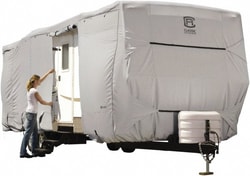 MSC&nbsp;Classic Accessories RV Protective Cover, Polyester, 20 to 22 ft, 118 in, Gray